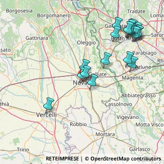 Mappa Via 20 Settembre, 28100 Novara NO, Italia (19.41105)