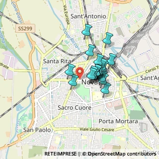 Mappa Via 20 Settembre, 28100 Novara NO, Italia (0.5405)