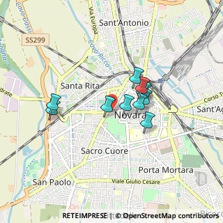 Mappa Via 20 Settembre, 28100 Novara NO, Italia (0.63182)