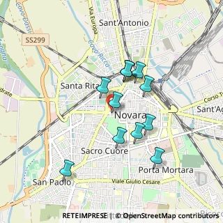 Mappa Via 20 Settembre, 28100 Novara NO, Italia (0.74083)