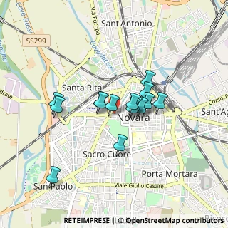 Mappa Via 20 Settembre, 28100 Novara NO, Italia (0.64188)