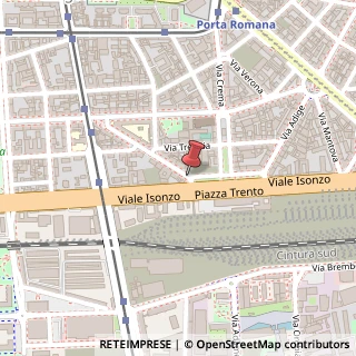Mappa Via Andrea Palladio, 26, 20135 Milano, Milano (Lombardia)