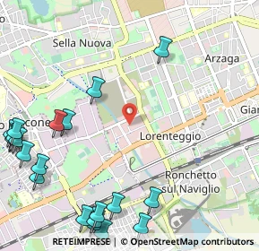 Mappa Lorenteggio, 20152 Milano MI, Italia (1.5745)
