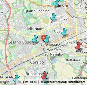 Mappa Lorenteggio, 20152 Milano MI, Italia (2.7525)