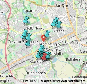 Mappa Lorenteggio, 20152 Milano MI, Italia (1.56778)