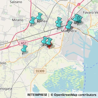 Mappa Via Pellestrina, 30034 Mira VE, Italia (4.05308)