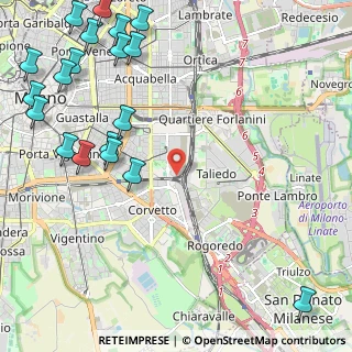 Mappa Via Romualdo Bonfadini, 20137 Milano MI, Italia (3.15421)