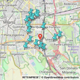 Mappa Via Romualdo Bonfadini, 20137 Milano MI, Italia (1.82353)