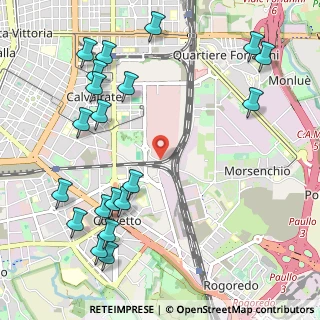 Mappa Via Romualdo Bonfadini, 20137 Milano MI, Italia (1.3355)