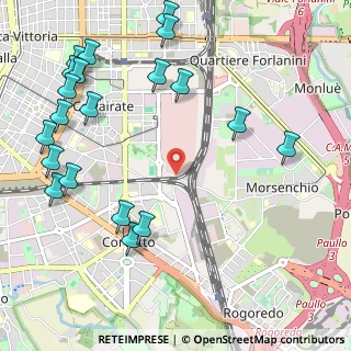 Mappa Via Romualdo Bonfadini, 20137 Milano MI, Italia (1.3885)