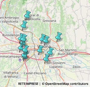 Mappa Vicolo S. Giusto, 37121 Verona VR, Italia (6.89533)
