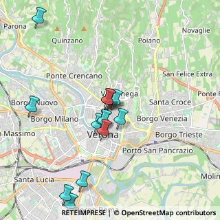 Mappa Vicolo San Giusto, 37121 Verona VR, Italia (1.80071)