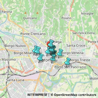 Mappa Piazza Duomo, 37121 Verona VR, Italia (0.91714)