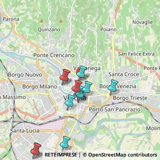 Mappa Vicolo San Giusto, 37121 Verona VR, Italia (1.995)