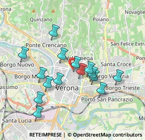 Mappa Piazza Duomo, 37121 Verona VR, Italia (1.69067)