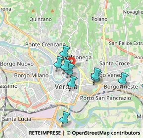 Mappa Vicolo S. Giusto, 37121 Verona VR, Italia (1.95818)