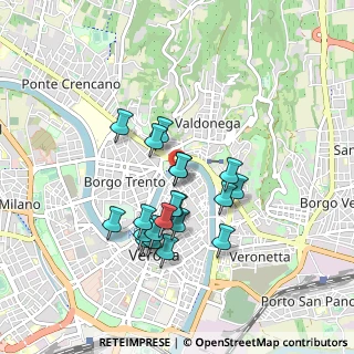 Mappa Piazza Duomo, 37121 Verona VR, Italia (0.7565)