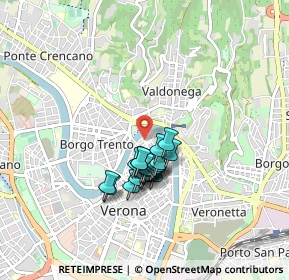 Mappa Piazza Duomo, 37121 Verona VR, Italia (0.6235)