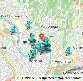 Mappa Piazza Duomo, 37121 Verona VR, Italia (0.691)