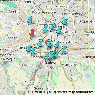 Mappa Via Giosuè Borsi, 20143 Milano MI, Italia (1.34412)