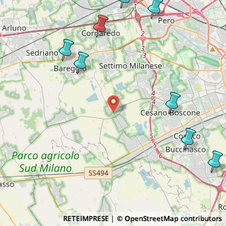 Mappa Cusago, 20090 Cusago MI, Italia (7.03455)