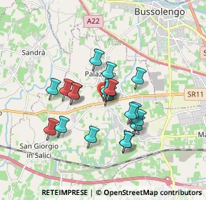 Mappa Via Grazia Deledda, 37060 Sona VR, Italia (1.3415)