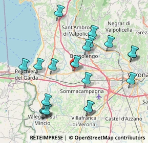 Mappa Via Grazia Deledda, 37060 Sona VR, Italia (8.878)