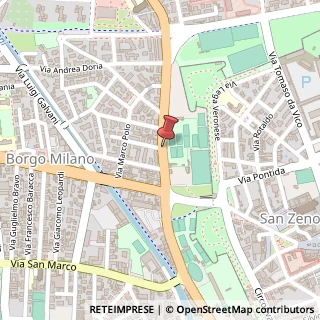 Mappa Via bottego vittorio 4/a, 37138 Verona, Verona (Veneto)