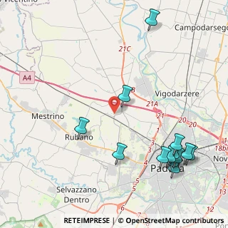 Mappa Via E. Toti, 35030 Rubano PD, Italia (5.30923)