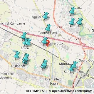 Mappa Via E. Toti, 35030 Rubano PD, Italia (2.44882)