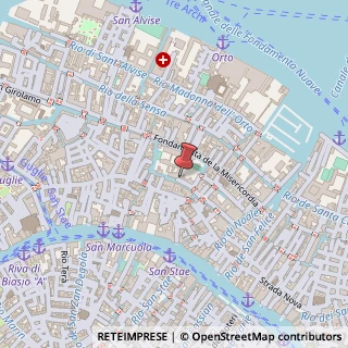 Mappa Fondamenta Canal Cannaregio, 2372, 30121 Venezia, Venezia (Veneto)