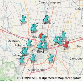 Mappa Via Perugino, 35133 Padova PD, Italia (6.88)