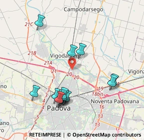 Mappa Via Perugino, 35133 Padova PD, Italia (3.95857)