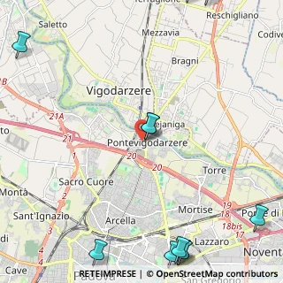 Mappa Via Perugino, 35133 Padova PD, Italia (3.44727)