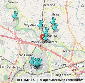 Mappa Via dei Vivarini, 35133 Padova PD, Italia (1.86273)