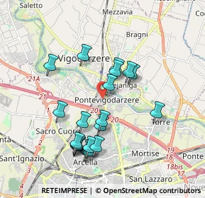Mappa Via Perugino, 35133 Padova PD, Italia (1.764)