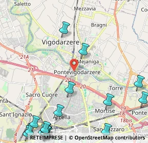 Mappa Via Perugino, 35133 Padova PD, Italia (3.39278)