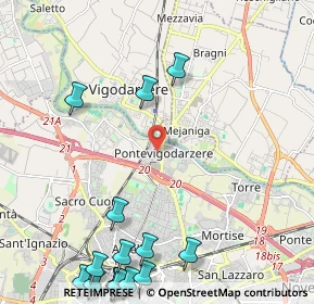 Mappa Via dei Vivarini, 35133 Padova PD, Italia (3.15133)