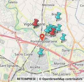 Mappa Via Perugino, 35133 Padova PD, Italia (1.30636)