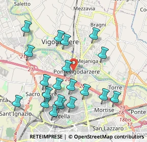 Mappa Via Perugino, 35133 Padova PD, Italia (2.1175)