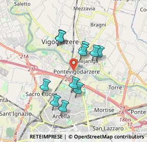 Mappa Via Perugino, 35133 Padova PD, Italia (1.50818)