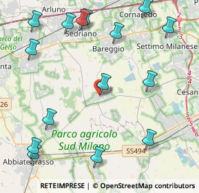 Mappa Via Armando Diaz, 20080 Cisliano MI, Italia (5.46667)