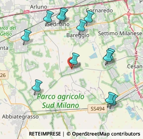 Mappa Via Armando Diaz, 20080 Cisliano MI, Italia (4.525)