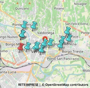 Mappa Via Trota, 37121 Verona VR, Italia (1.524)