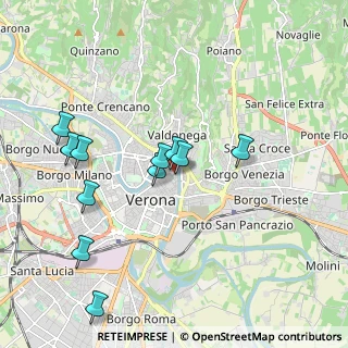 Mappa Vicolo Cieco Chiavica, 37121 Verona VR, Italia (1.90818)