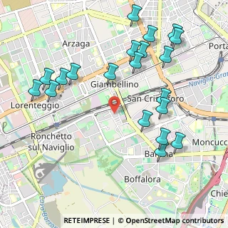 Mappa Via Guglielmo Guintellino, 20143 Milano MI, Italia (1.1705)