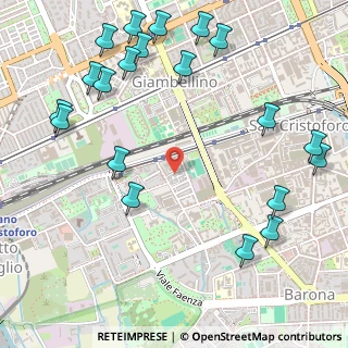 Mappa Via Guglielmo Guintellino, 20143 Milano MI, Italia (0.699)