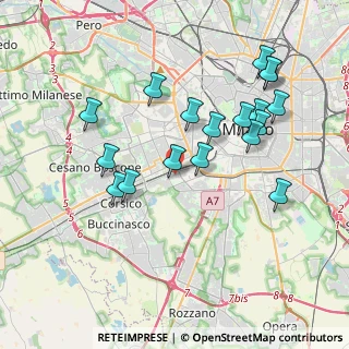 Mappa Via Guglielmo Guintellino, 20143 Milano MI, Italia (3.81944)