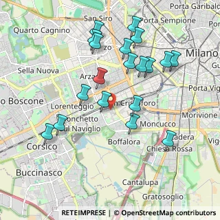 Mappa Via Guglielmo Guintellino, 20143 Milano MI, Italia (1.98368)