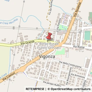 Mappa Via Grandi, 7, 35010 Vigonza, Padova (Veneto)